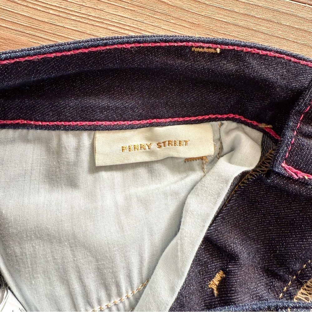 Kate Spade Dark Blue Play Hooky Skinny Jeans Size 24 - Picture 6 of 7